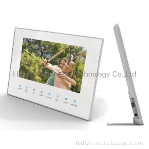 2014 hotsales new 8 inch digital picture frame with touch key